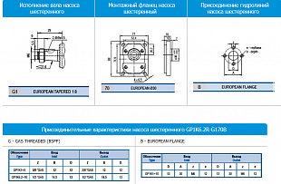 Насос шестеренный GP1K6.2R-G170B