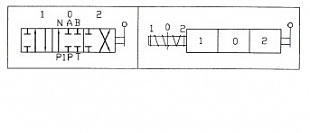 Гидрораспределитель 5P40F-OT (аналог 05Р40-1А1А1А1А1А1 МkZ1)